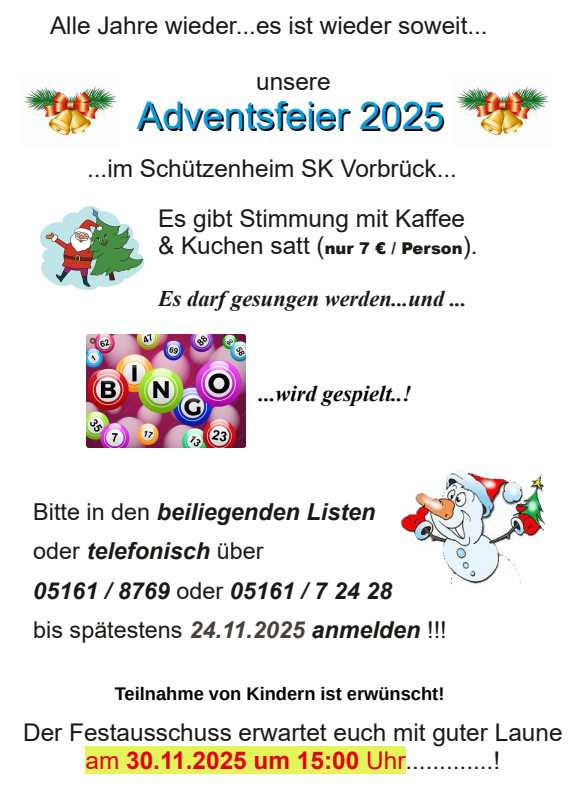 Adventsfeier